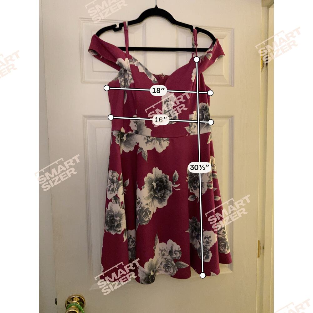 Floral Dress By City Studios Size 13 - Picture 3 of 7